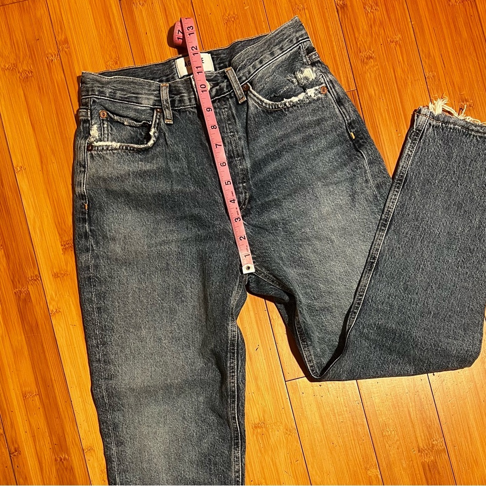 Agolde Riley High Rise Jeans Size 25 - Picture 13 of 16